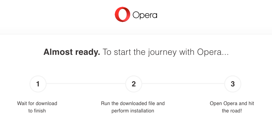 Descarga e instala Opera